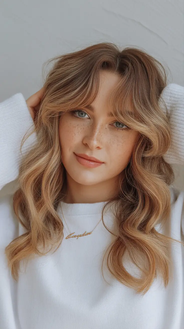 Butterfly Haircut 2026 Butterfly Layers With Curtain Bangs And Soft Waves