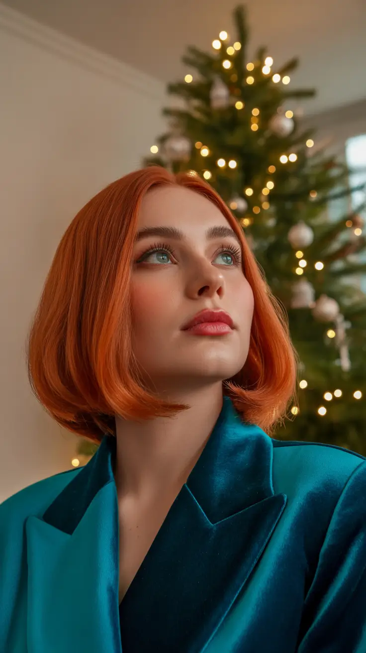 lob haircut 2026 Fiery Italian Bob with Sleek Precision