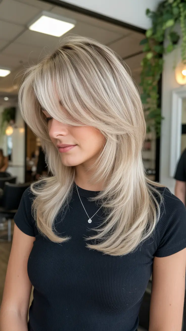 haircuts for medium hair 2026 Icy Step Layers