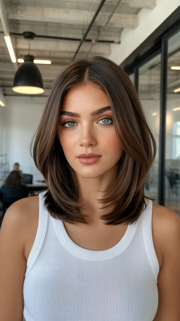 haircuts for medium hair 2026 Classic Mid-Length Flow