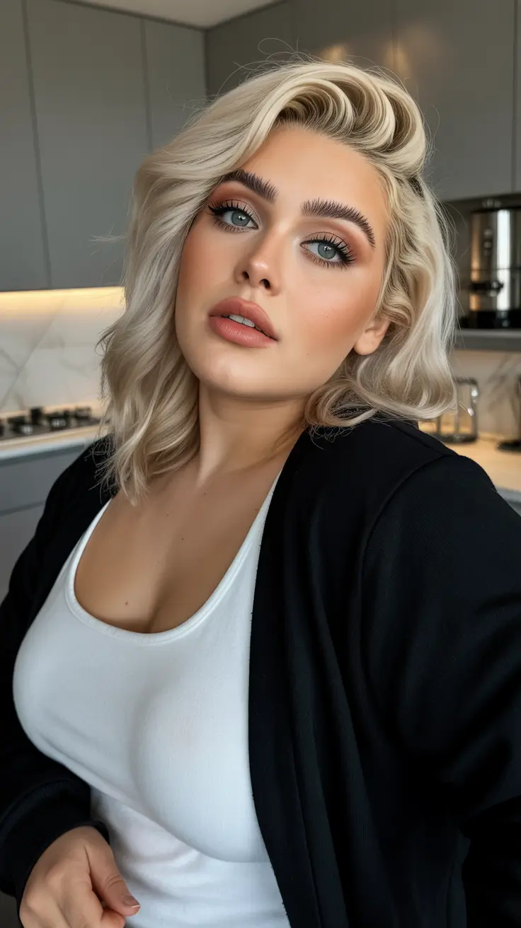 Haircuts for Plus Size Women 2026 Voluminous Short Layered Bob