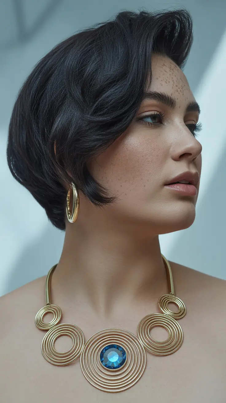 Modern Haircuts for Round Faces 2026 Soft Volume with a Sculpted Edge