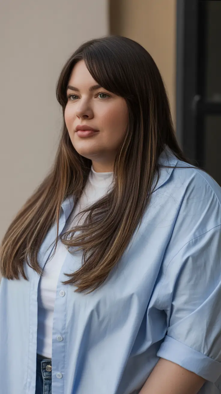 Modern Haircuts for Round Faces 2026 Soft Layers with Natural Flow