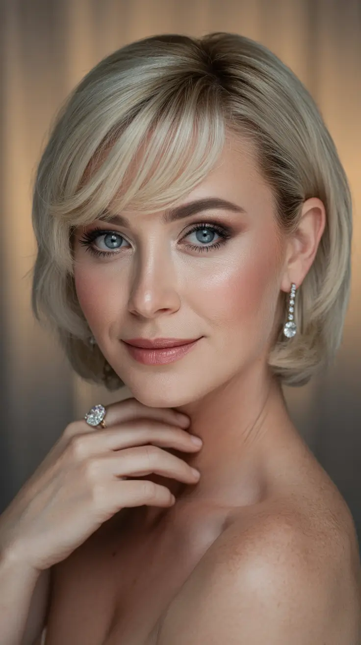 Haircuts for Women Over 40 2026 Layered Short Haircut