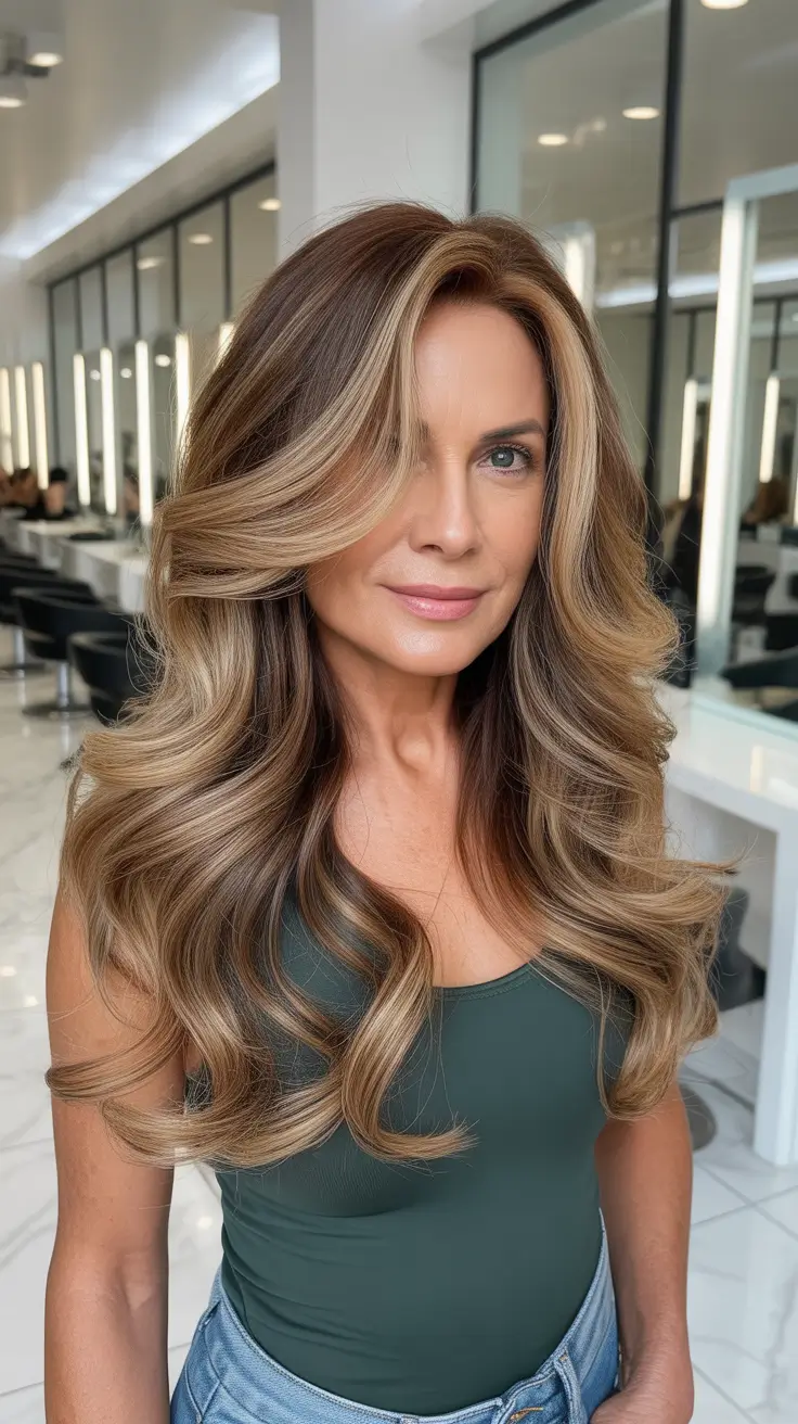 Haircuts for Women Over 50 2026 Medium Layered Brunette