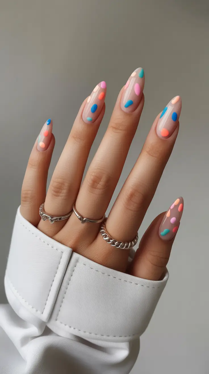 nail colors 2026 Confetti Cloud Minimalism