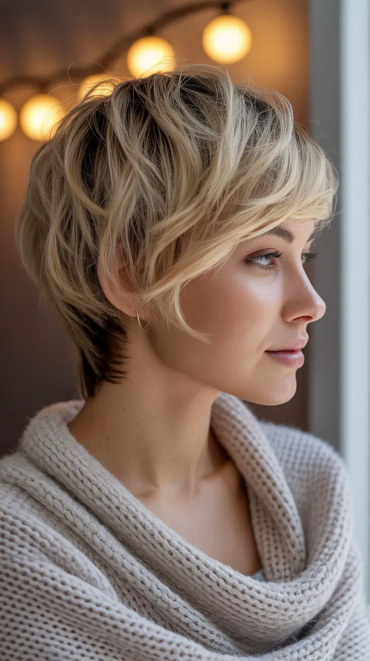 pixie-hairstyles-2026-Layered-Blonde-Pixie-With-Soft-Waves