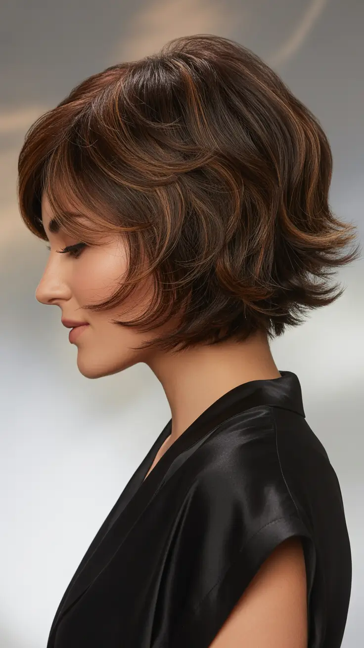 layered bob with bangs 2026