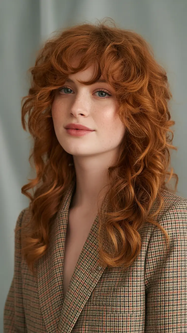 haircuts-with-bangs-2026-Fiery-Red-Shaggy-Curls