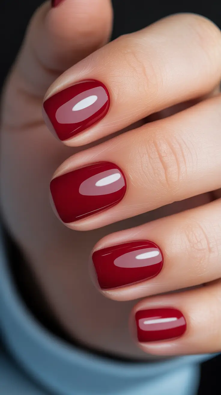 Short Nail Designs 2026 Rose Chrome