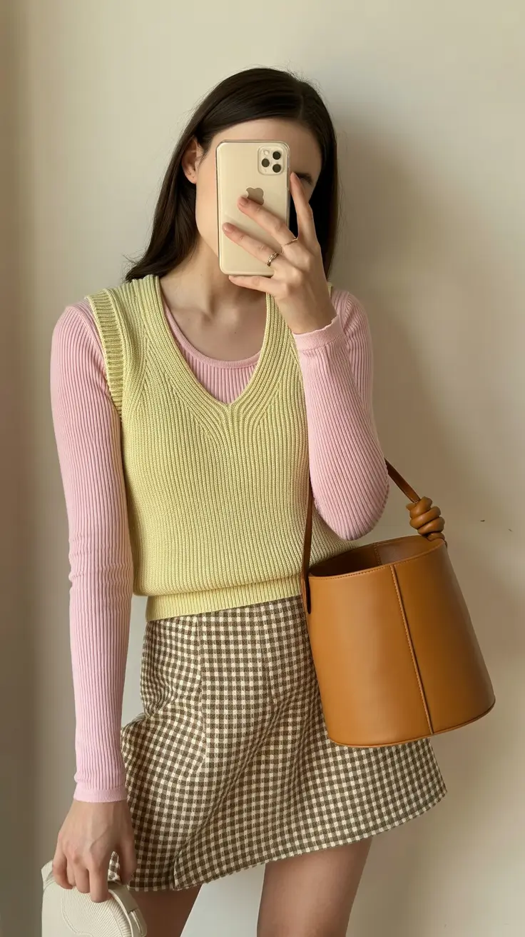 preppy outfits 2026 Bright and Bold with a Y2K Twist