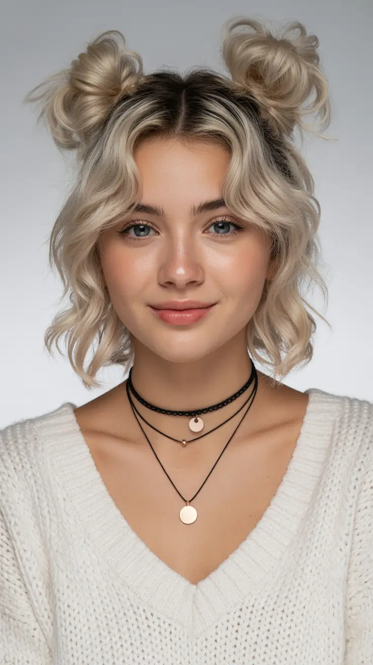 buns-hairstyle-2026-chic-double-buns