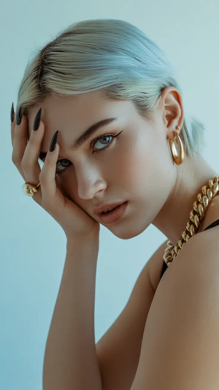 trendy Haircuts 2026 Slicked-Back Short Hair