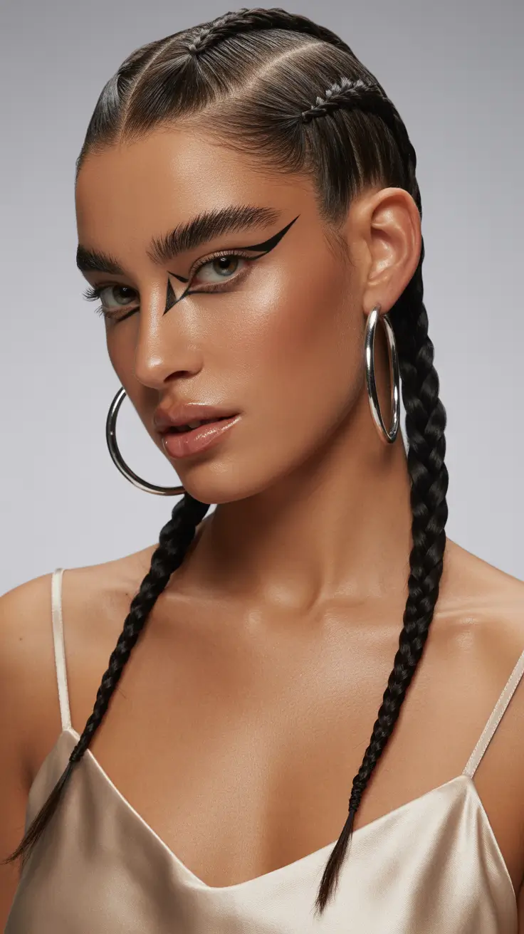 straight-hairstyle-2026-sharp-braids