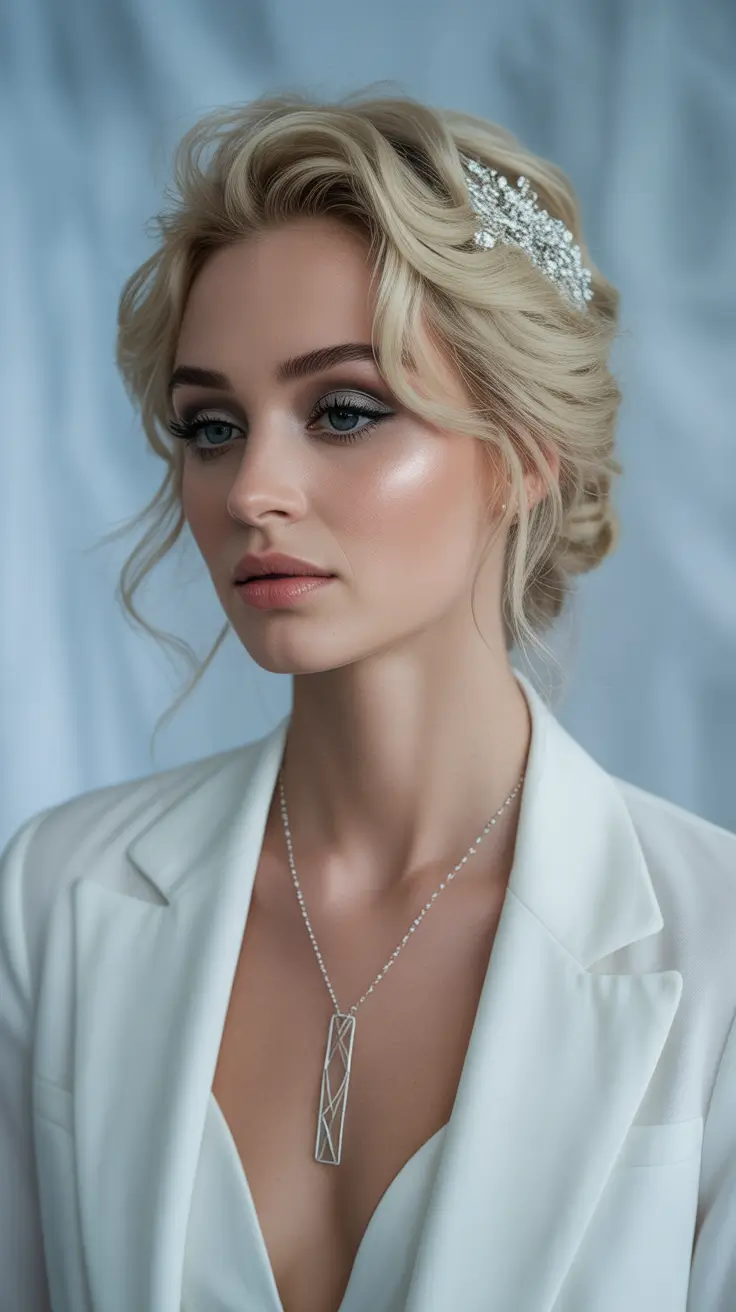 wedding hairstyle 2026 Soft Glam Updo