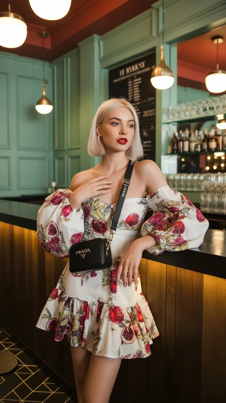 date spring outfits 2026 Playful Mini Dress for a Casual Dinner Date