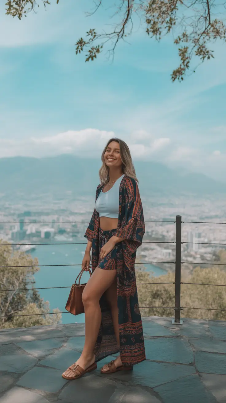 spring outfits with tops 2026 Resort Layers With an Easy Tank Moment