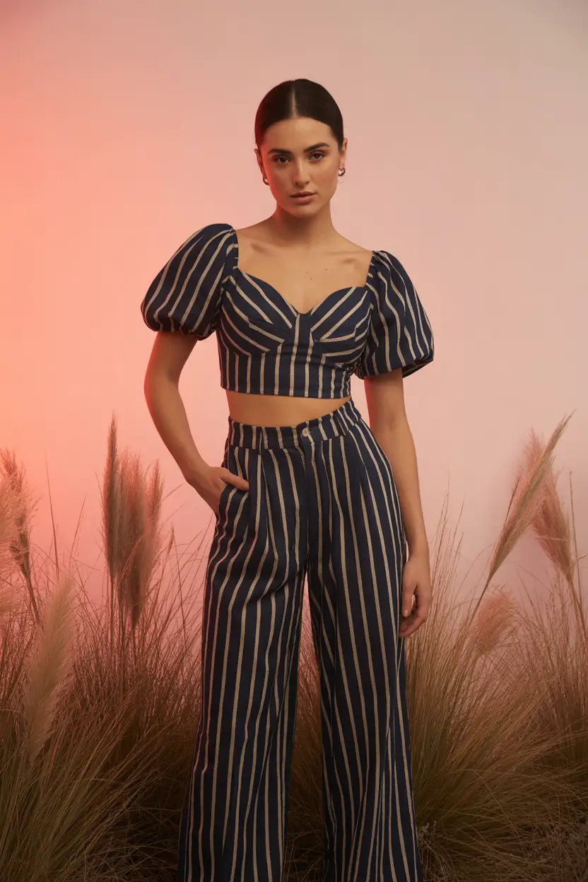 spring outfits with tops 2026 Blue top tailoring