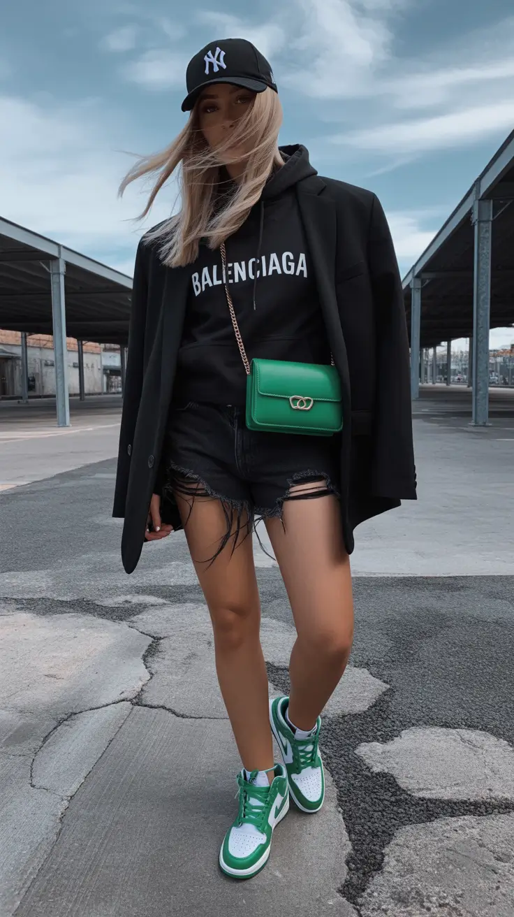 casual spring outfits 2026 Black Layers Street Style