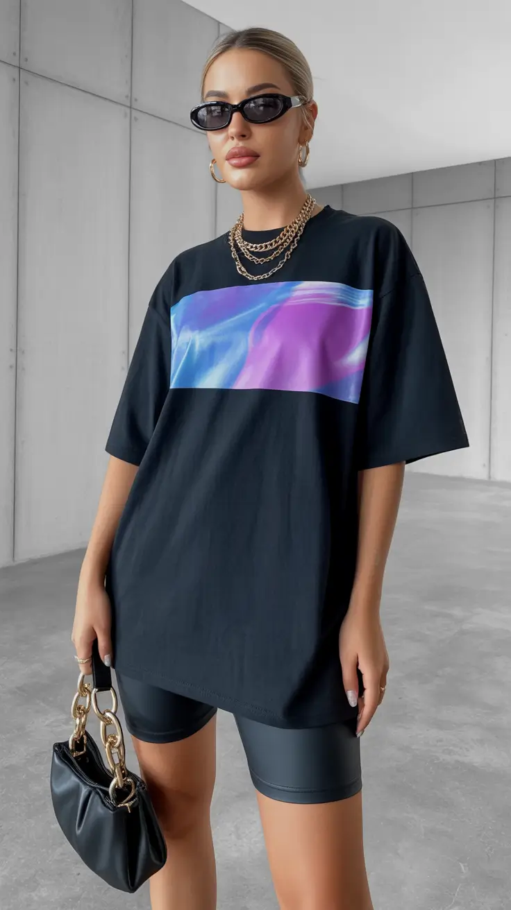 casual spring outfits 2026 Relaxed Street Minimalism With a Graphic Edge