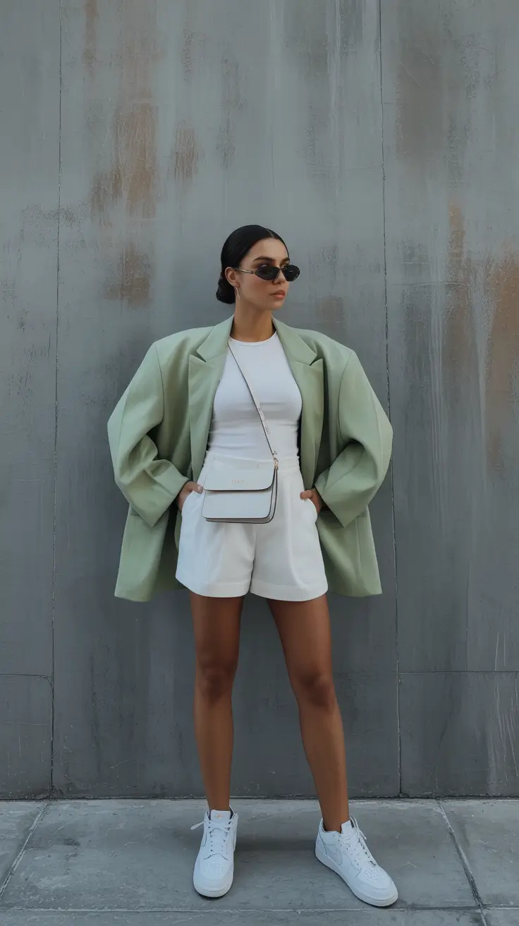 casual spring outfits 2026 Tailored Neutrals With a Feminine Twist