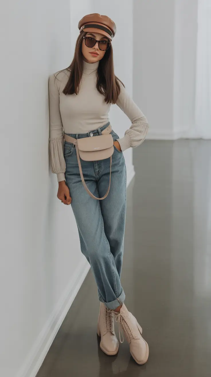 casual spring outfits 2026 French Girl Basics With a Belt Bag Moment