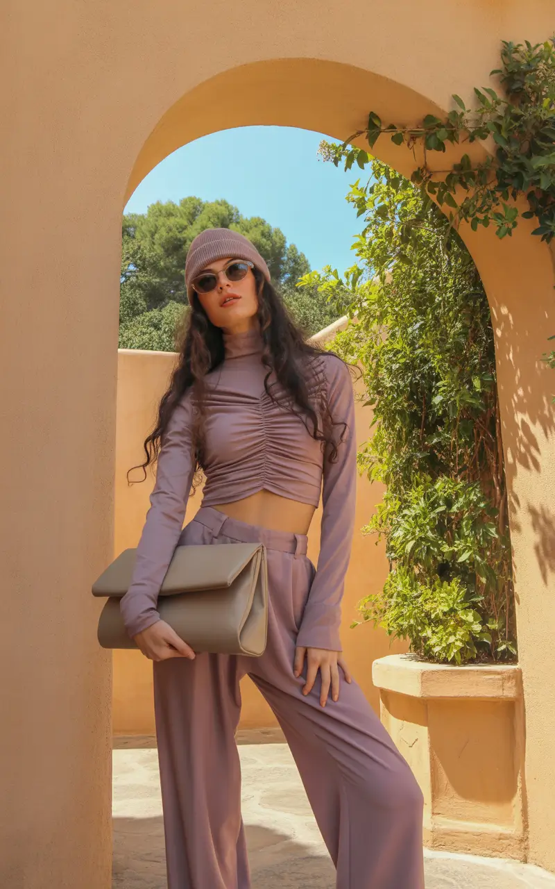 casual spring outfits 2026 Ruched Lounge Sets