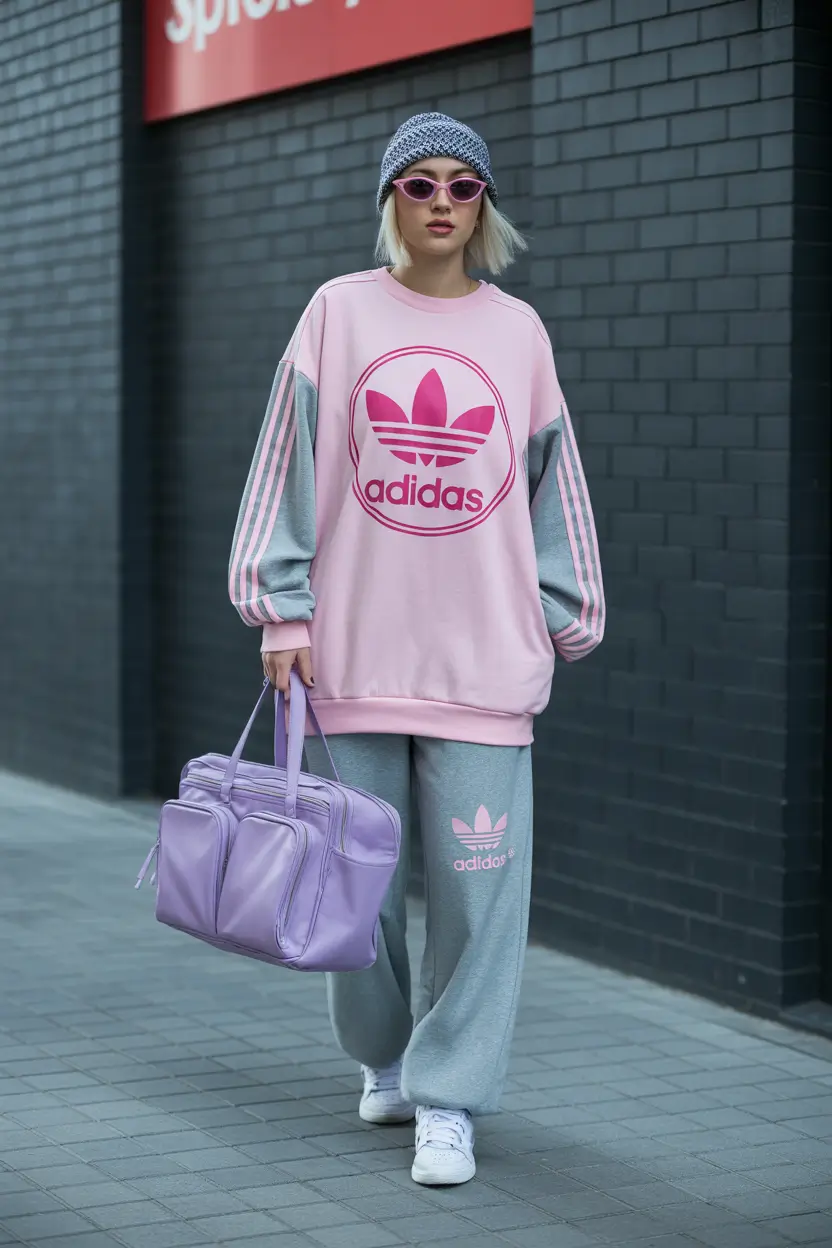 comfy spring outfits 2026 Pastel Athleisure