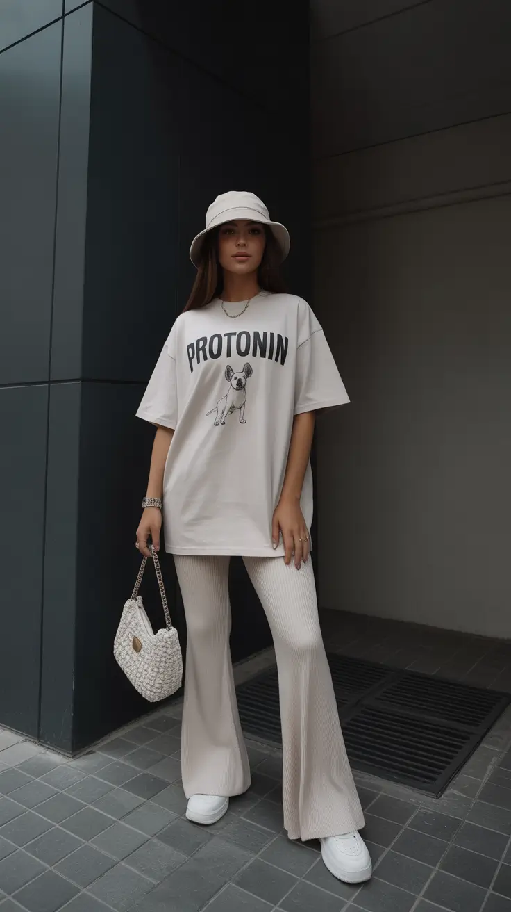 comfy spring outfits 2026 Minimal Lounge Layers With Street Energy