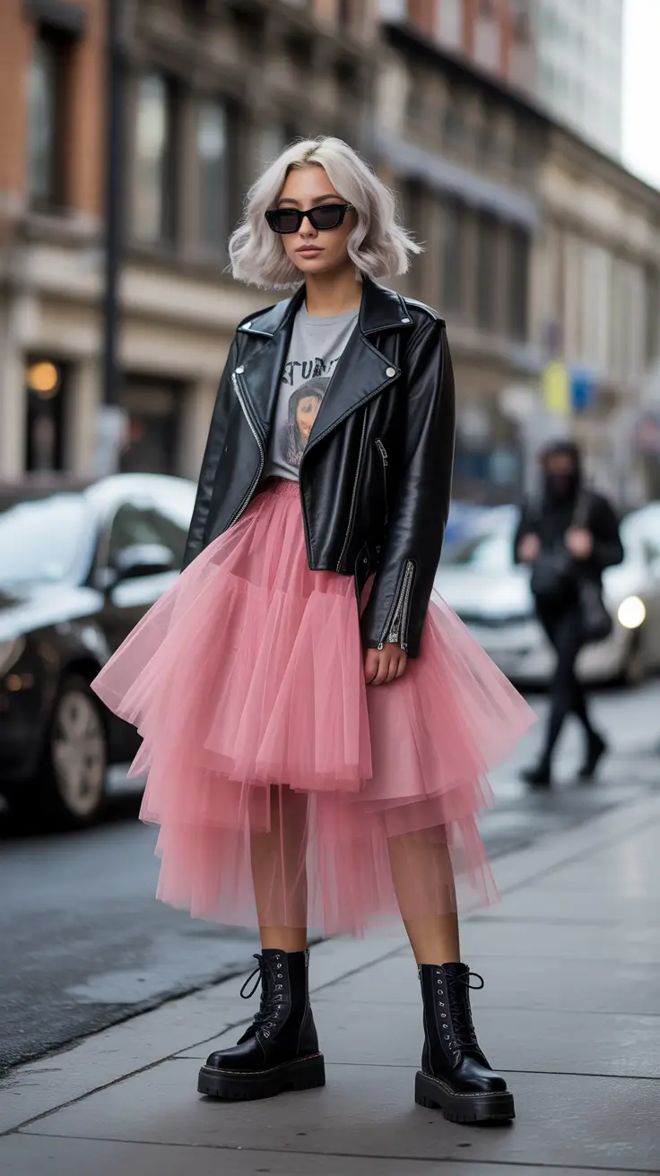 spring concert outfit ideas 2026 Soft Grunge Meets Ballet Energy