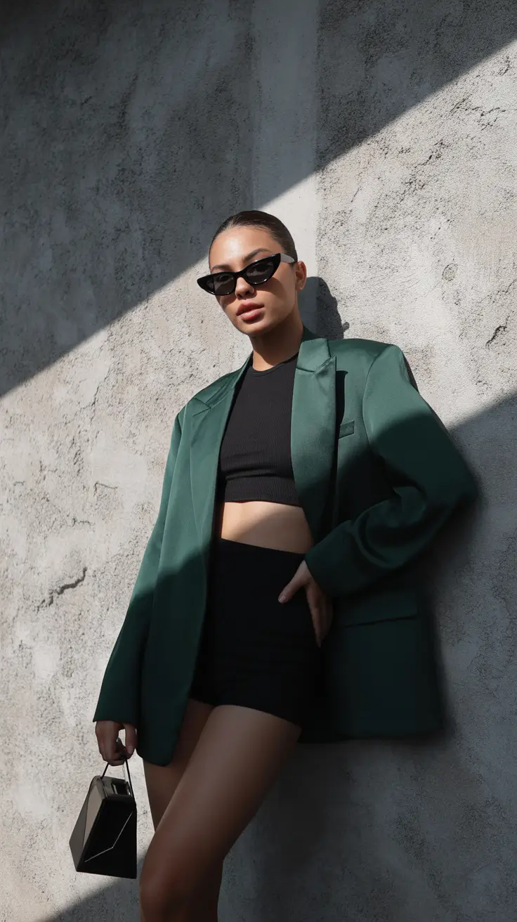 spring concert outfit ideas 2026 Sharp Minimalism for Urban Concert Nights