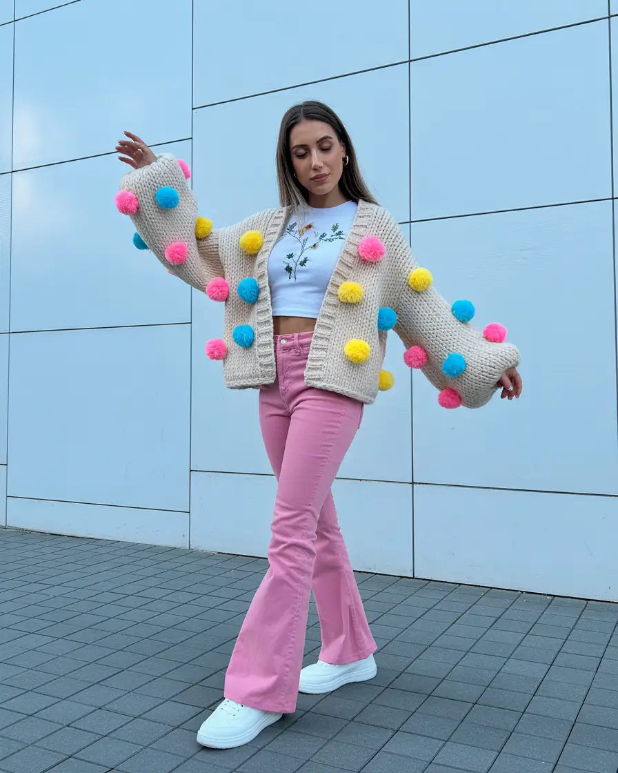 spring disneyland outfits 2026 Playful Knits and Pastel Confidence