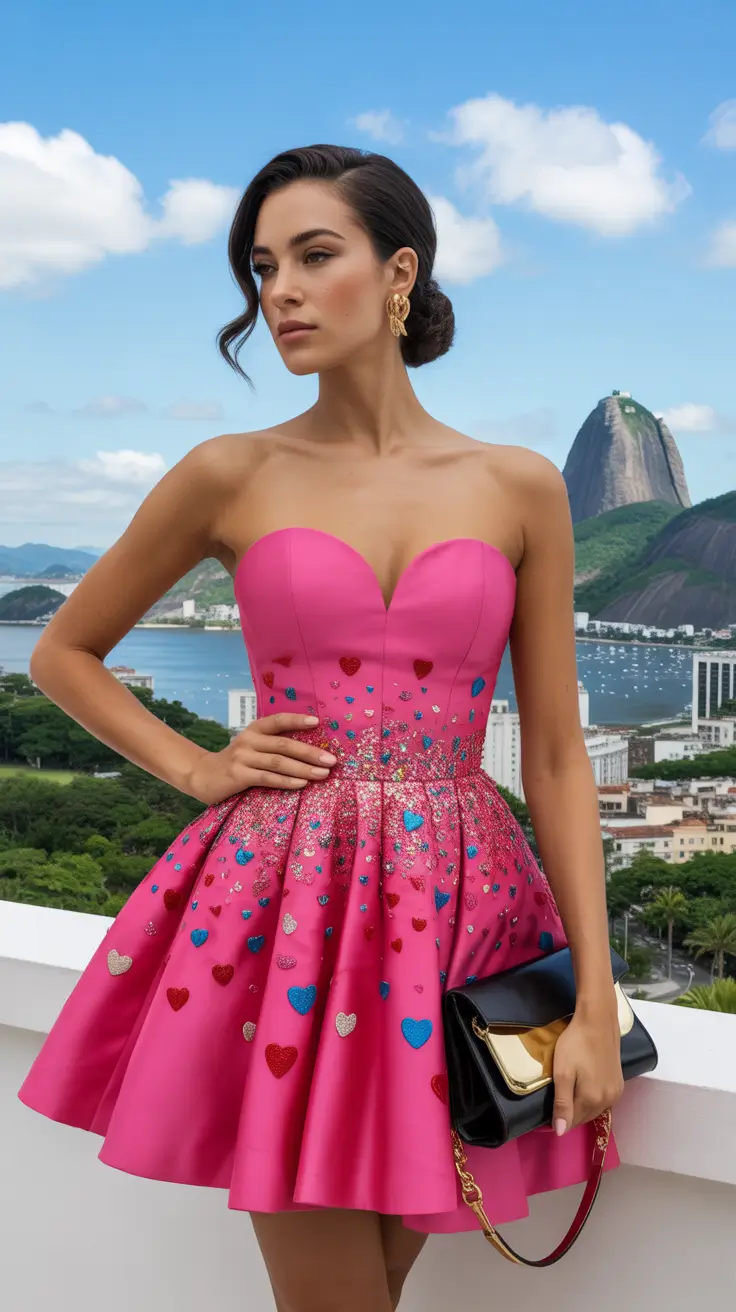 spring fits outfits 2026 Pink Party Mini That Feels Like a Mood