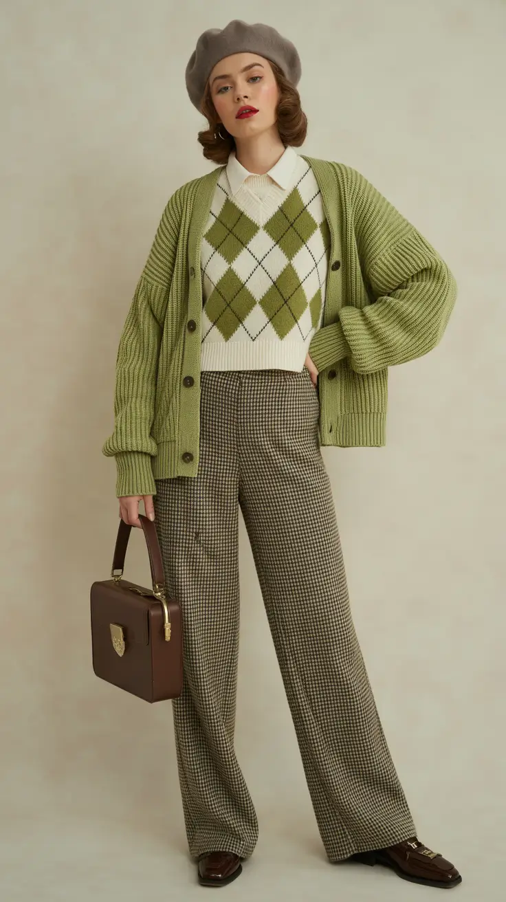 spring teacher outfits 2026 Soft Vintage Knits For Cooler Spring Days