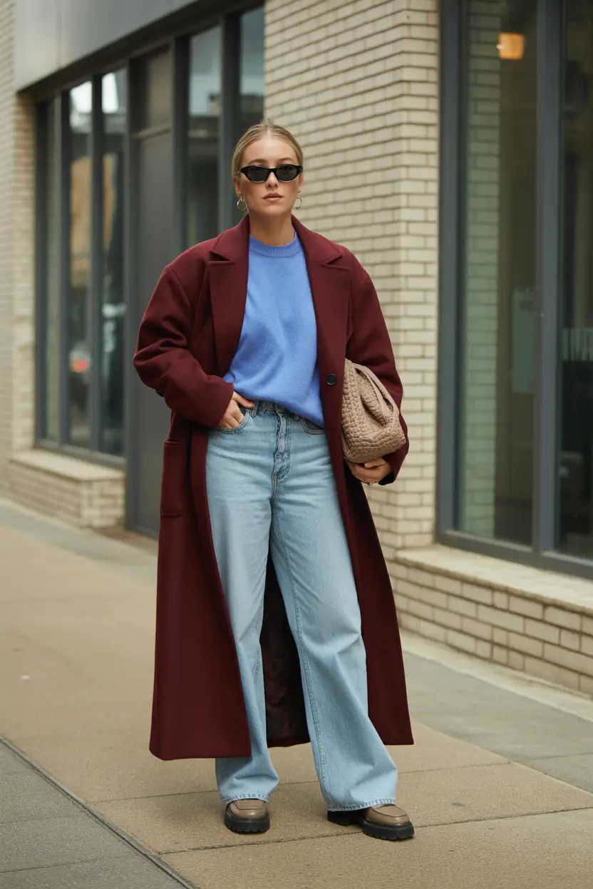 early spring outfits 2026 Long Coats for Urban Cold Days