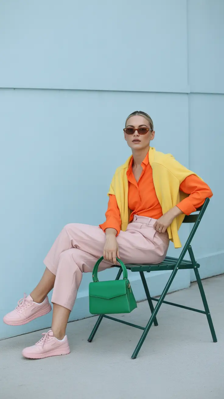 early spring outfits 2026 Color Play That Still Feels Practical