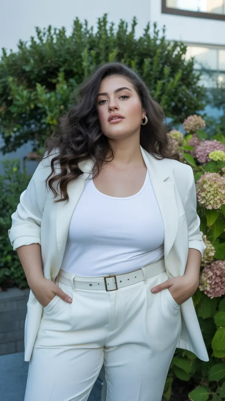 outfits ideas 2026 All White Suiting That Feels Fresh for February