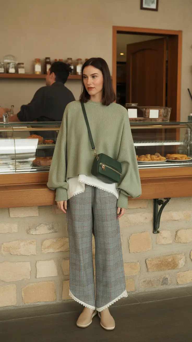 outfits ideas 2026 Green Winter Outfit