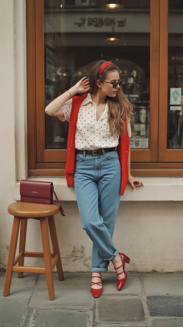 paris spring outfit 2026 Retro Touches with Everyday Ease