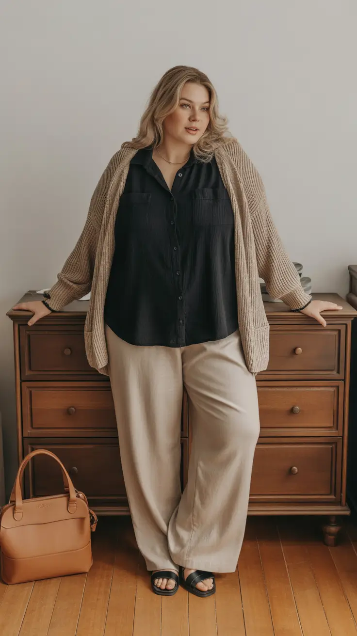 plus size spring outfits 2026 Business Casual