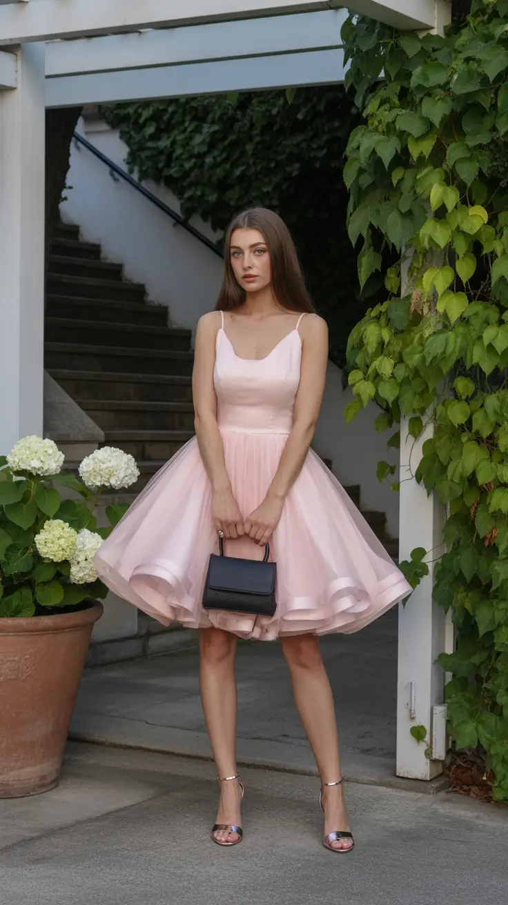 spring birthday outfit 2026 Blush Tulle Dress For Sweet Birthday Drama