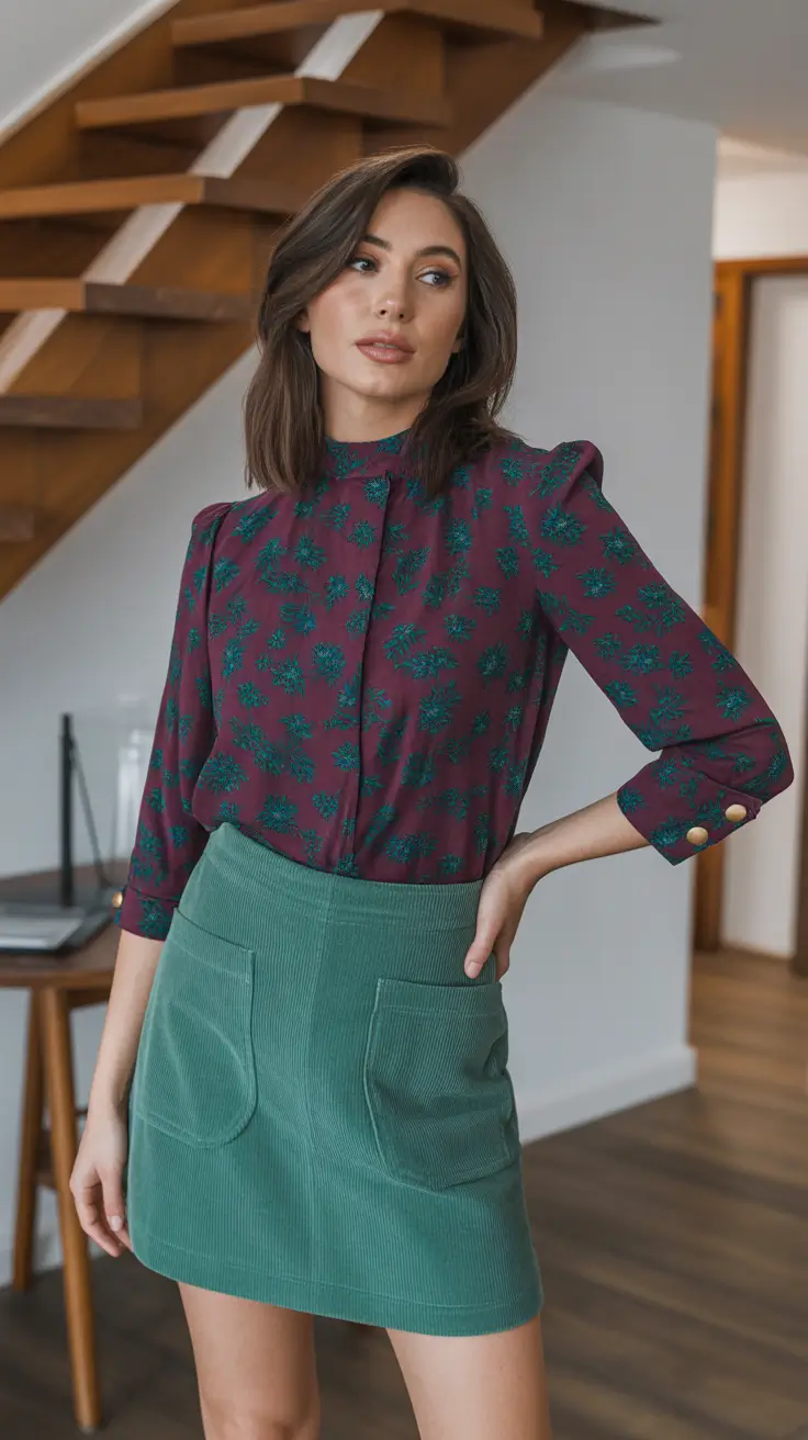 spring birthday outfit 2026 Tailored Mini Skirt Look