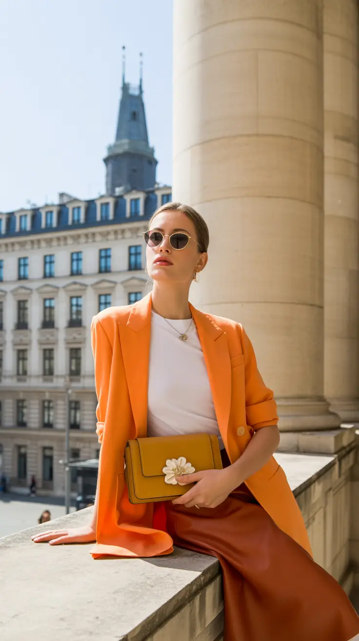 Spring blazer outfits 2026 Citrus Tailoring With a Soft Power Mood