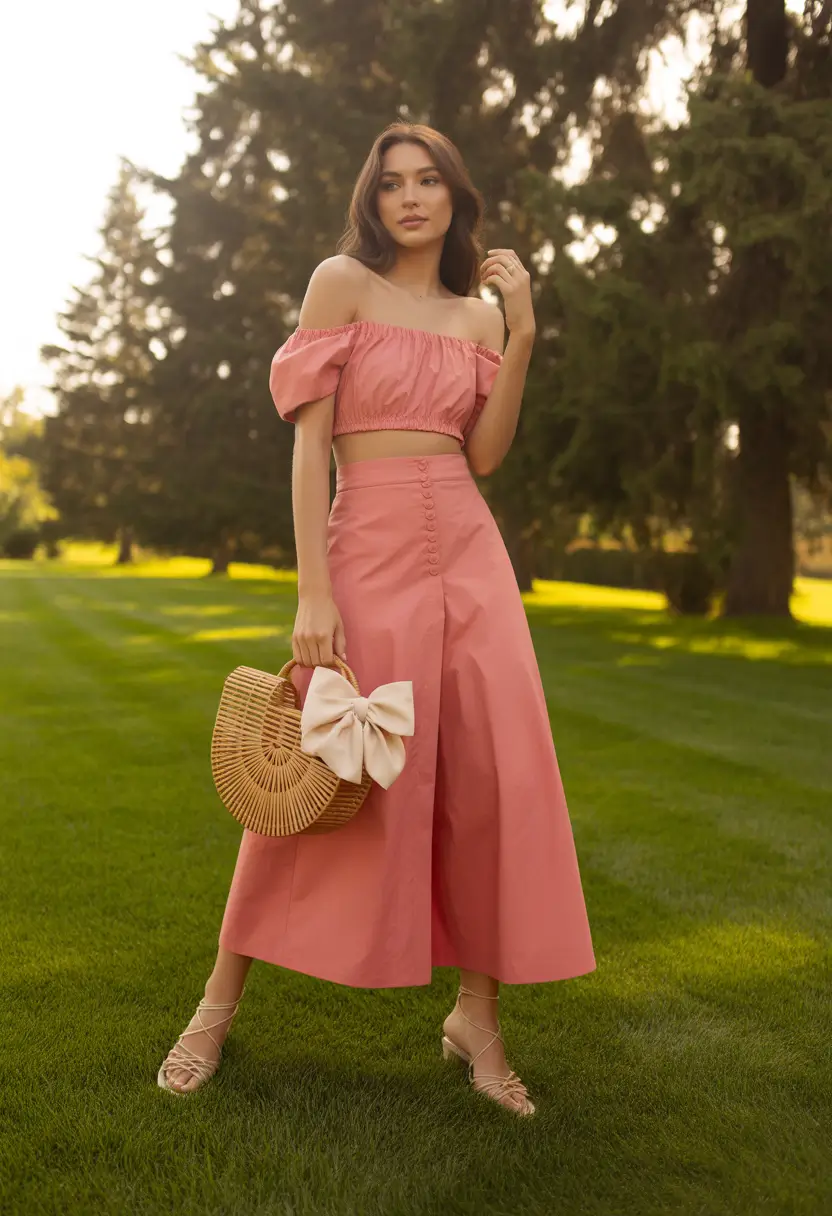 spring break outfit 2026 Pink Co Ord for Soft Girl Confidence