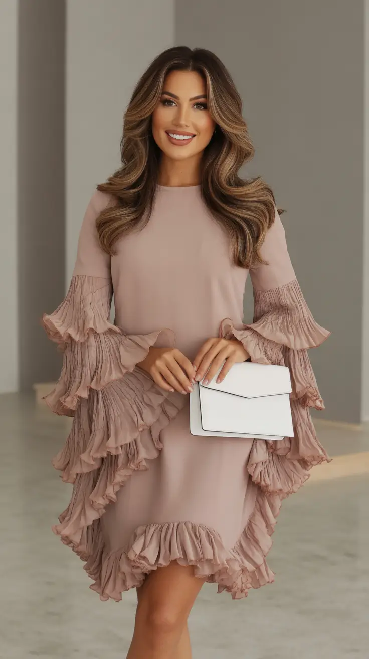 Spring Capsule Wardrobe 2026 Soft Ruffles In Neutral Blush