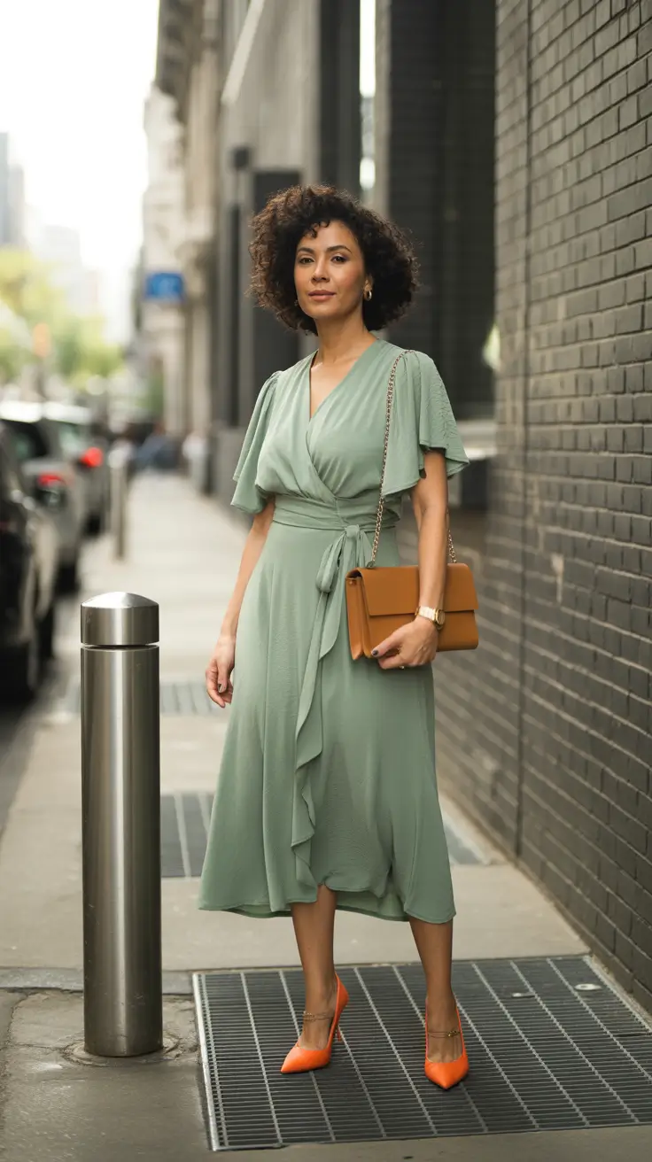 Spring Dressing Over 50 2026 Muted Green With City Ease