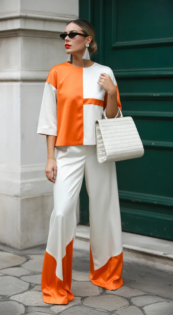 spring fashion outfits 2026 Color Blocking for Modern Work Mode