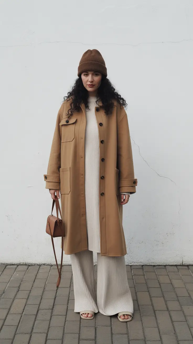 spring mom outfits 2026 Neutral Layers for Early Spring and Cold Mornings