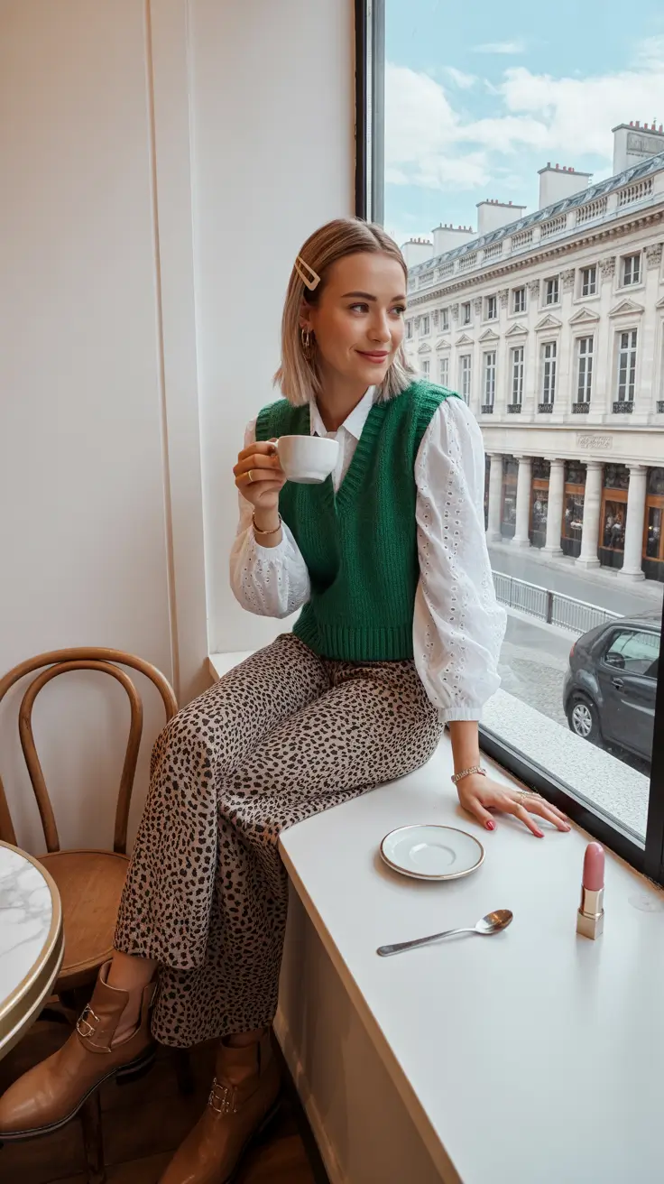 spring mom outfits 2026 Soft Texture and Feminine Balance