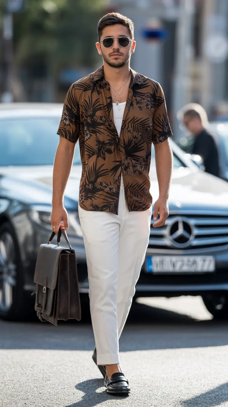 spring outfits men 2026 Resort Shirt Styling That Feels Classy Not Loud